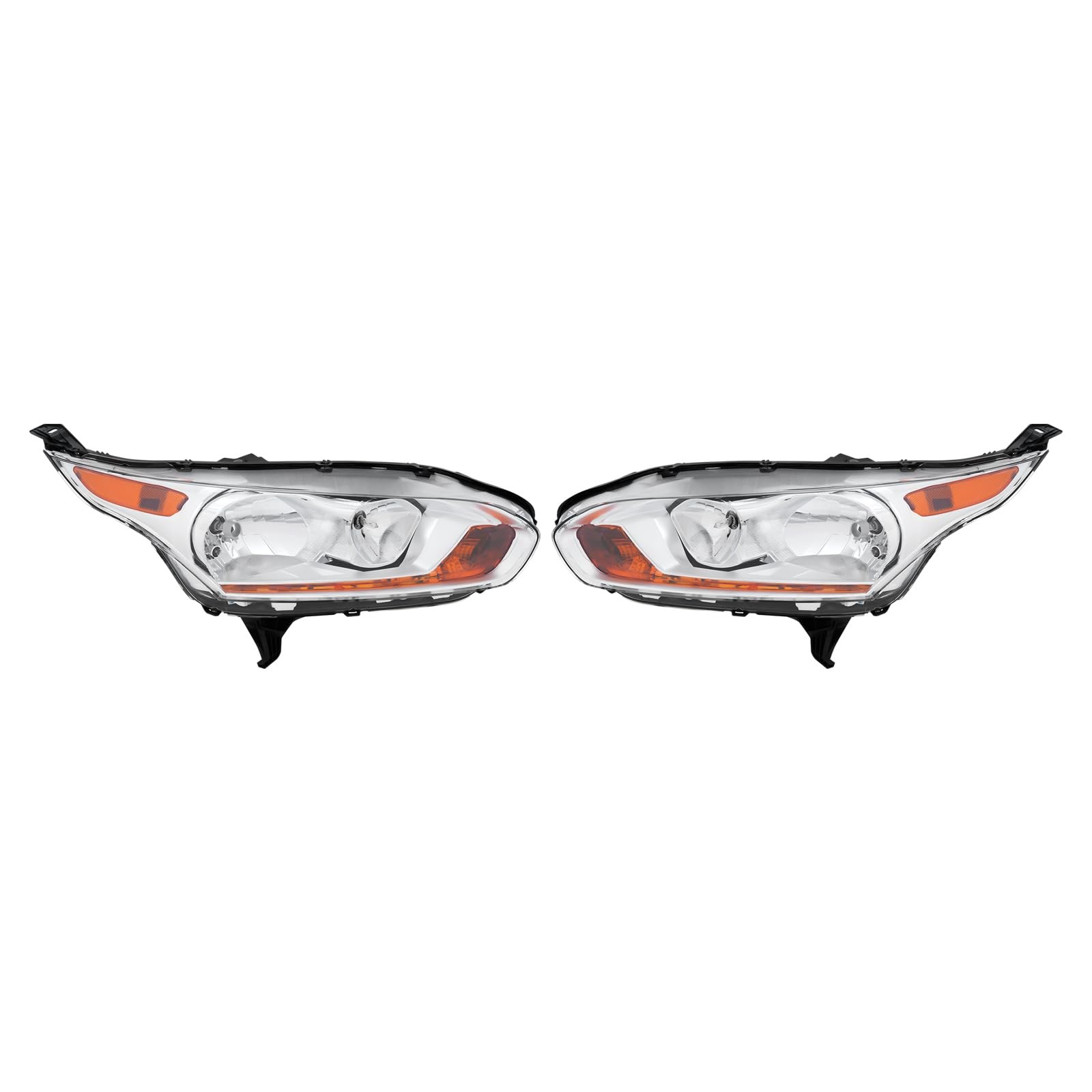 Halogen Headlights for 2014 2018 Ford Transit Connect Pair DT1Z13008N