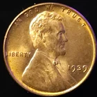 1939 Lincoln Wheat One Cent 1c Coin BU #AB752