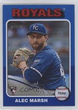 2024 Topps Heritage High Number Dark Blue Border Alec Marsh #683 4f5