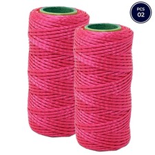 Pink Builders Building Brick Laying Measuring Masonry Rope 70M String Line 2PCS