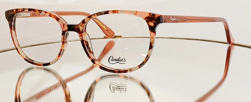 Originale CANDIE'S CA0157 044 眼镜彩色哈瓦那全新塑料 50-17-140 — 第 3/4 张图片