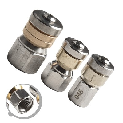 Leistungsstarkes Jetter Heads Kit für effiziente Abflussreinigung rotierende Knopfspitzen