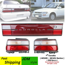 Jdm Style Rear Tail Lamp Garnish Center Reflector For Toyota Corolla Ae100 92-95