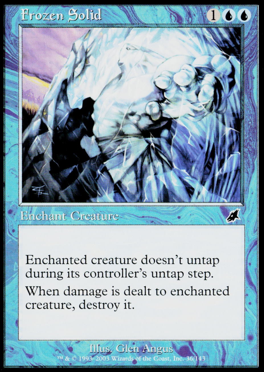 Frozen Solid 36 Common Scourge Magic: The Gathering Near Mint