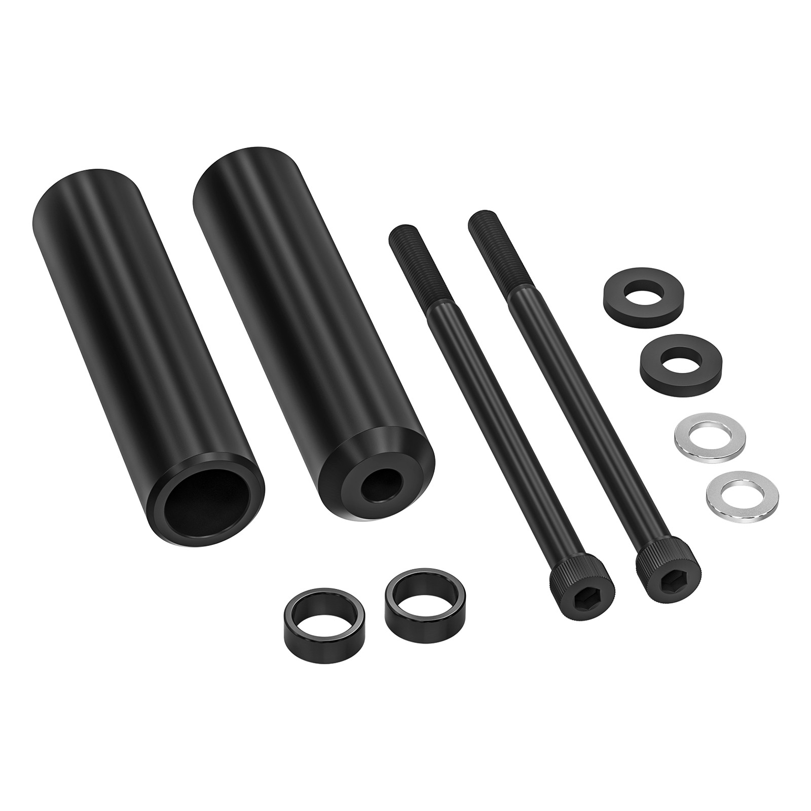 6.5" Rear Shock Mount Frame Sliders For Harley Sportster 1200 Low XL1200L 08-11