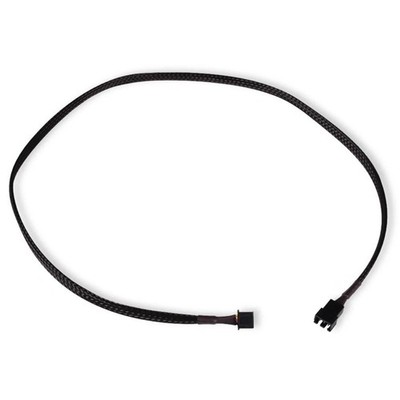 Alphacool 18699 RGB Plastic Splitter Cable Black 3-pin 600mm 1pc Extension JST