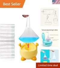 High-Quality Potty Training Liners - 100 Disposable Bags with Drawstring Closure