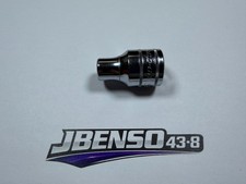 Snap-on Tools USA USED RARE 1/2" Drive 9mm Metric 6pt Shallow Chrome Socket TWM9