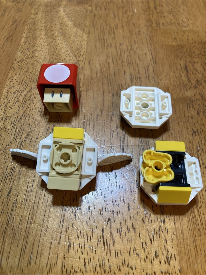 Lego Super Mario Spiny (71361) Para-beetle (71386) Red Toad & Green ...