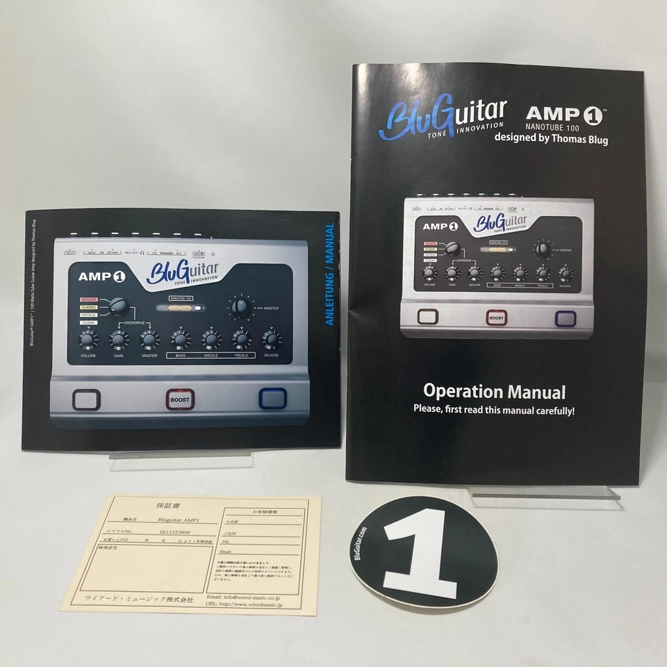 BluGuitar AMP1 Mercury Edition Nanotube Pedalboard Amp Used From Japan In-stock - Image 2 of 4