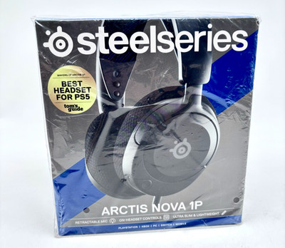 Steelseries Arctis Nova 1P Lightweight And Slim Gaming Headset Brand New