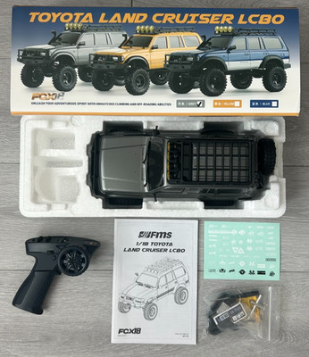 FMS 1:18 FCX18 LC80 Toyota Land Cruiser LC80 RTR Grey Slightly Used LC80 L7