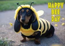 Happy Bee Day You'Re One in a Buzz-Illion Happy Birthday Card with Greeting Card
