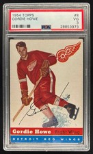 1954-55 Topps Gordie Howe 1954 #8 Red Wings PSA 3