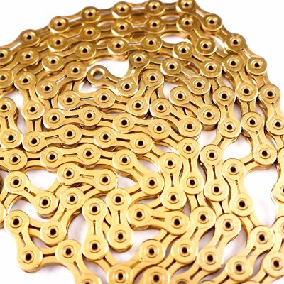 Ricambi Per Biciclette Catena KMC X11SL Gold Superlite - 11 Velocità, Per Bici Da Corsa E Mountain Bike Olio Catena Moto