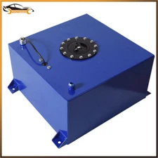 Aluminum Racing/Drifting Fuel Cell Gas Tank+Level Sender  Blue 10 Gallon Coated