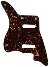 Pickguard For US Jazzmaster Strat Pickup Style Guitar 4-Ply-BROWN TORTOISE