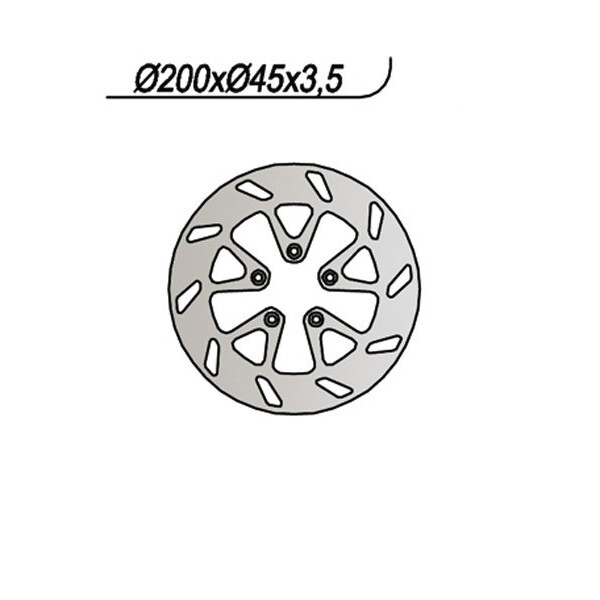 465 NG DISCO FRENO POST per BETAMOTOR 125 Alp 4T 2002-2003