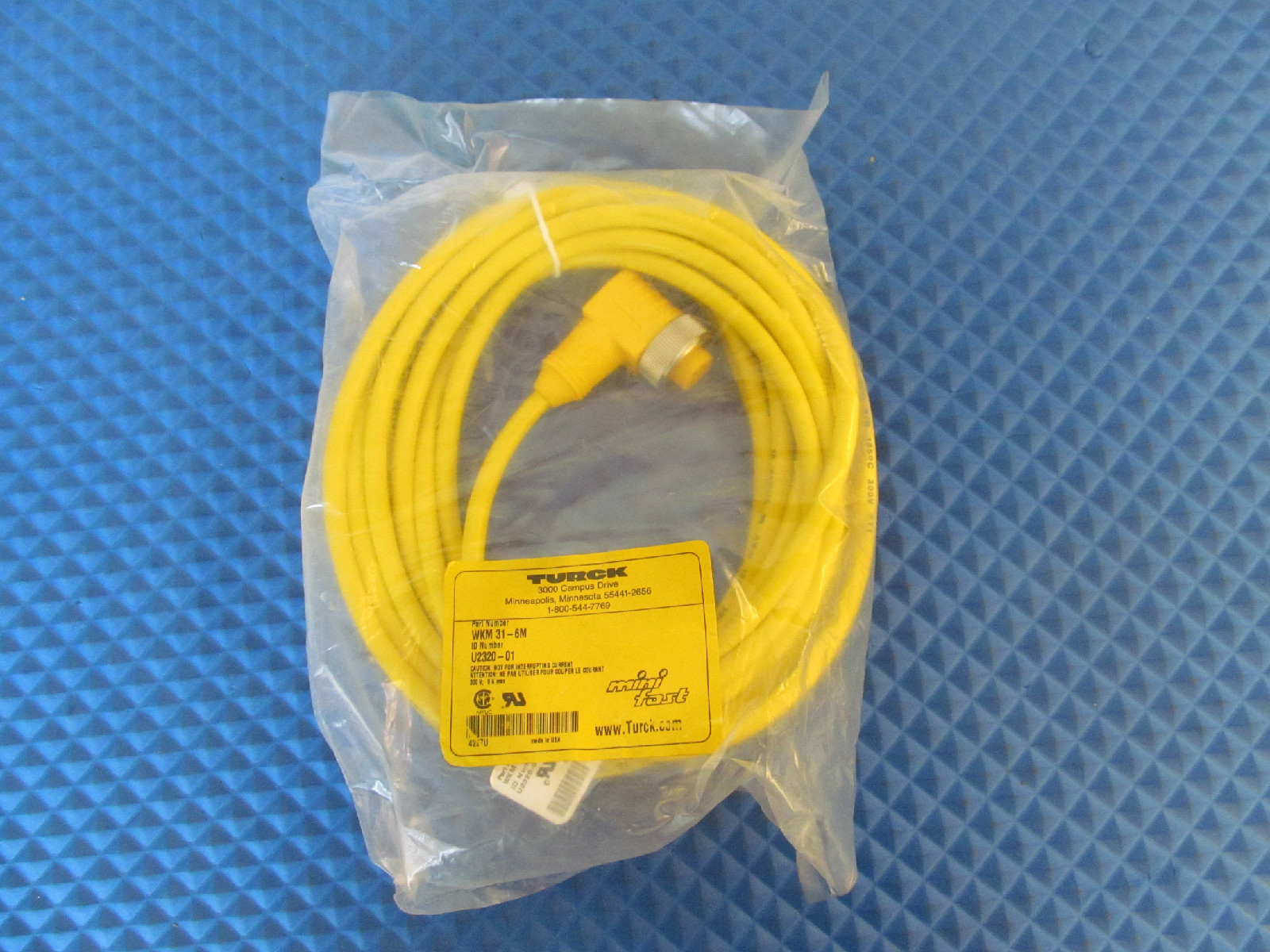 New Turck Cable WKM31-6M WKM31 6M