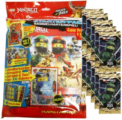 Lego Ninjago - Serie 4 - Starterpack + 10 Booster / 50 Karten Trading Card Game