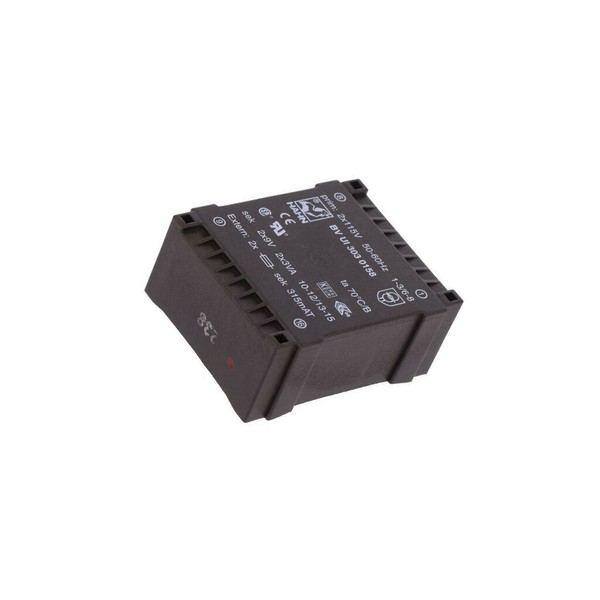 Bv Ui 303 0158 Transformator: üBerzogen 6VA 115/115VAC 9V 9V 334Ma 334Ma Hahn-image