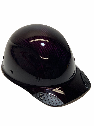 Custom Translucent Purple Carbon Fiber Lift DAX HDCC-17KG Cap HardHat - Picture 2 of 8