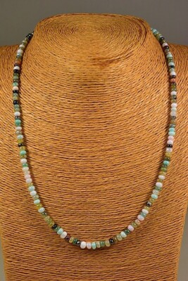 ANDE OPAL NECKLACE NECKLACE 57.27ct. Natural Gemstone Jewelry Healing Stone Necklace NEW