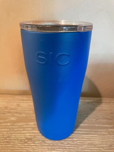 Seriously Ice Cold (SIC) Bicchiere Termico 20 Oz (590 Ml) - Rosa Opaco, Doppia Parete, Mantiene Freddo 24h E Caldo 8h - 3