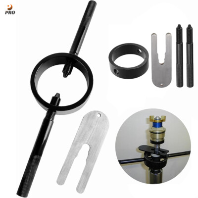 Universal Motorcycle Fork Spring Compressor Tool Kit Radial Pin Spanner & Cartri