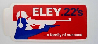 Werbe-Aufkleber ELEY Brothers Munition Ammunition Birmingham GB UK 