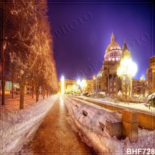 Cityscape 10'x10' Computer-painted Scenic Photo Background Backdrop BHF728