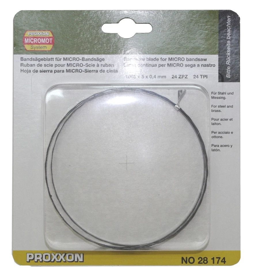 PROXXON 28174 Bandsägeblatt fein Sägeband für Bandsäge MBS240/E 27172 - NEU - Bild 3 von 3