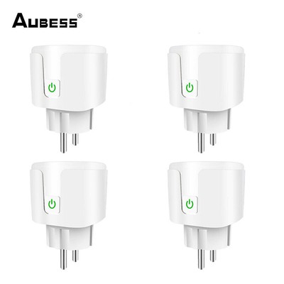 4 Pack Wifi Smart Plug 16A Socket voice remote control Amazon Alexa Google