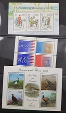 Ireland Eire Minisheet Collection inc Philanippon 91, Cycles, Olympic 92, Flora 