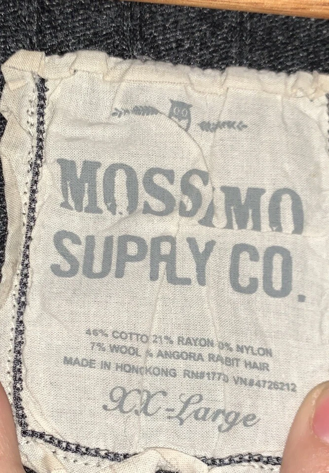 Suéter Mossimo Y2K Academia Profundo Cuello en V Botón Mujer’s XXL Foto 4 de 4