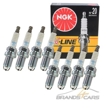 8x NGK ZÜNDKERZE ZÜNDKERZEN FÜR BMW 5-ER E34 E39 7-ER E32 E38 8-ER E31