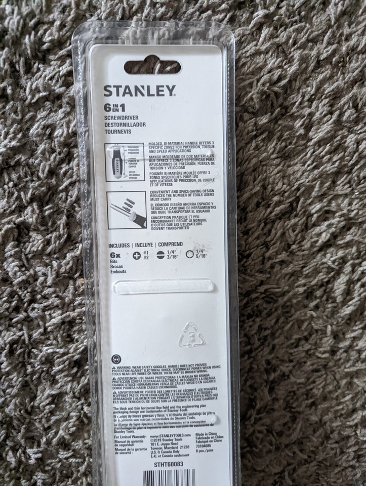 Stanley 6-in-1 Multi-Bit Schraubendreher – Praktischer Allrounder Für Haushalt & Werkstatt