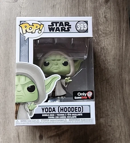 Funko Pop! Vinyl: Star Wars - Yoda (Hooded) - GameStop (GS) (Exclusive) #393