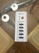 iClicker Plus Student Response Remote Control model RLR15 Working