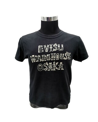 Evisu Warehouse Osaka Spell out t shirt Travis Scott