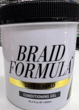 EBIN LOCK’N POMADE BRAID Super FORMULA 35.2 Oz . Free Parting ￼comb Included