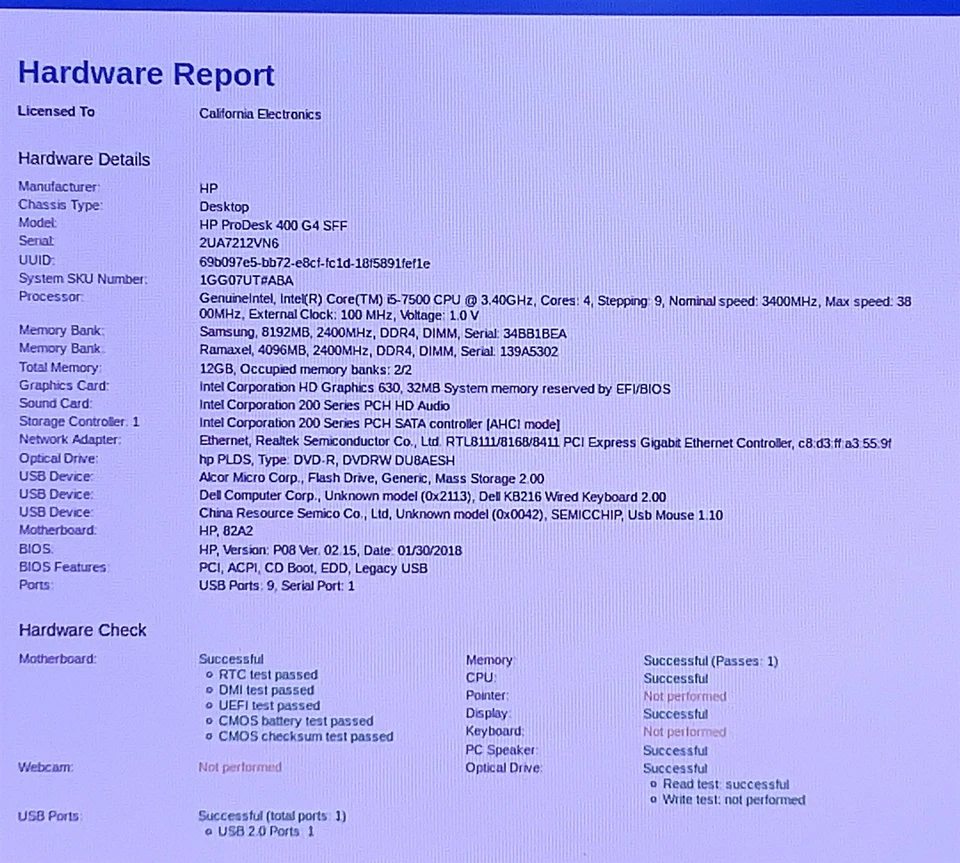 HP ProDesk 400 G4 SFF Business PC i5-7500 3.40GHz 12GB 480GB SSD Win11 Desktop - Image 2 of 4