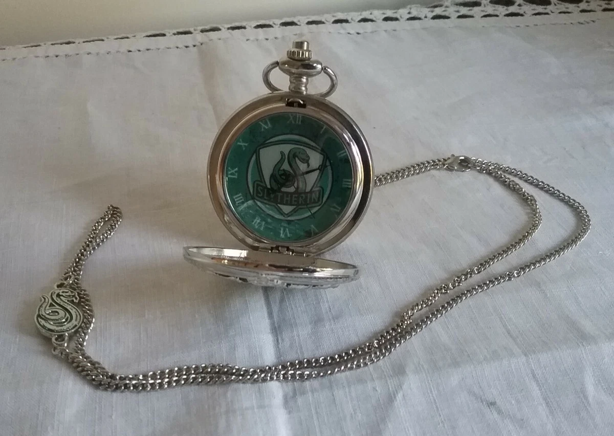 Loot Crate Exclusive Harry Potter Slytherin House Pocket Watch Used New Battery