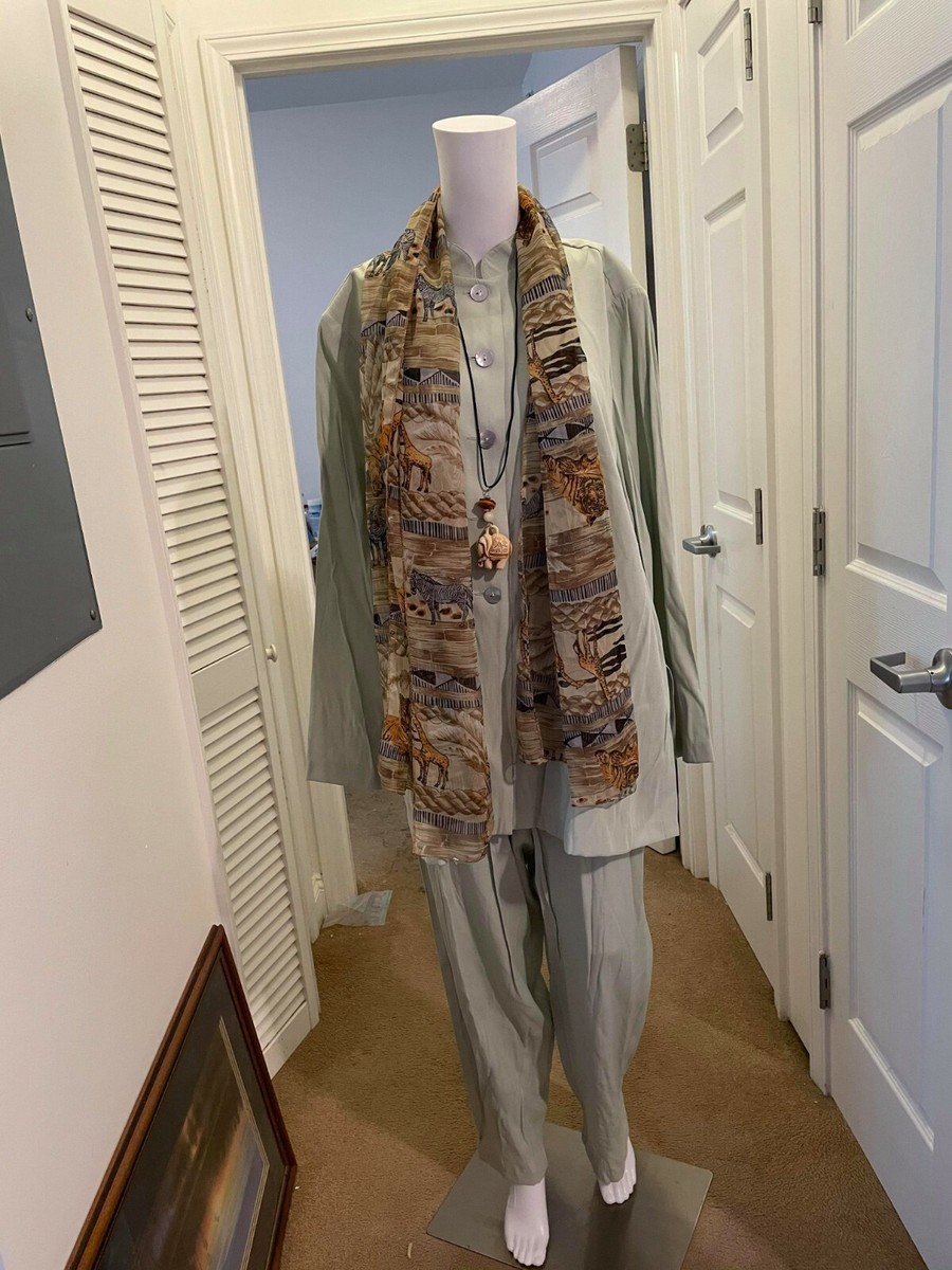 Ensemble Pantalon + Bijoux Brenda Goode Multicolore - Taille Large Plus Size - Occasion