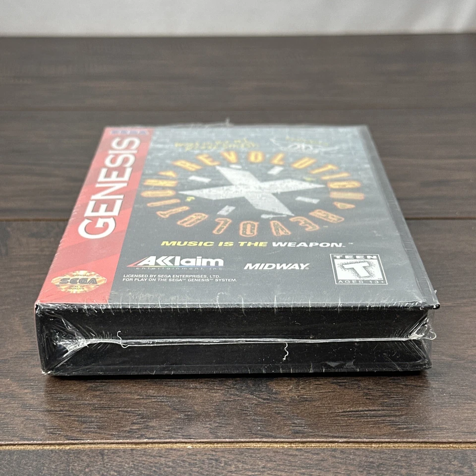 Revolution X Featuring Aerosmith (Sega Genesis, 1994) Sealed - Image 4 of 4