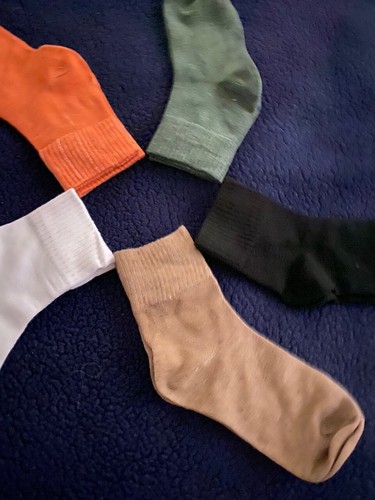 Boys Assorted Color Crew Socks - Picture 2 of 2