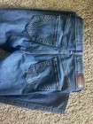 WOMENS HOLLISTER BLUE SKINNY JEANS DISTRESSED SIZE 2S SHORT — photo 4