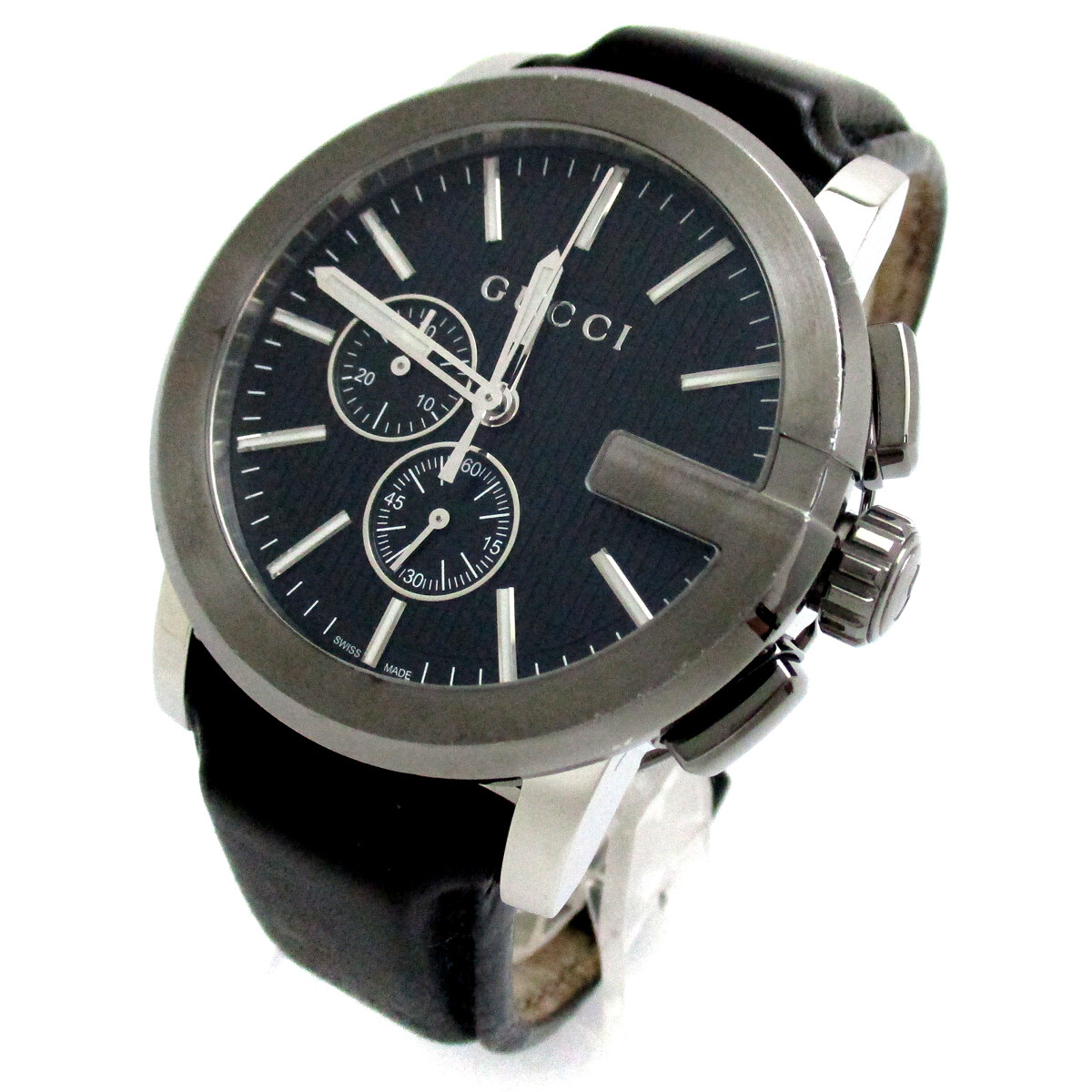 Gucci YA101205 G-Chrono Black Dial 