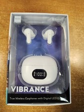Muze By Vivitar Bluetooth VIBRANCE True Wireless Earphones w/LED Display E14B