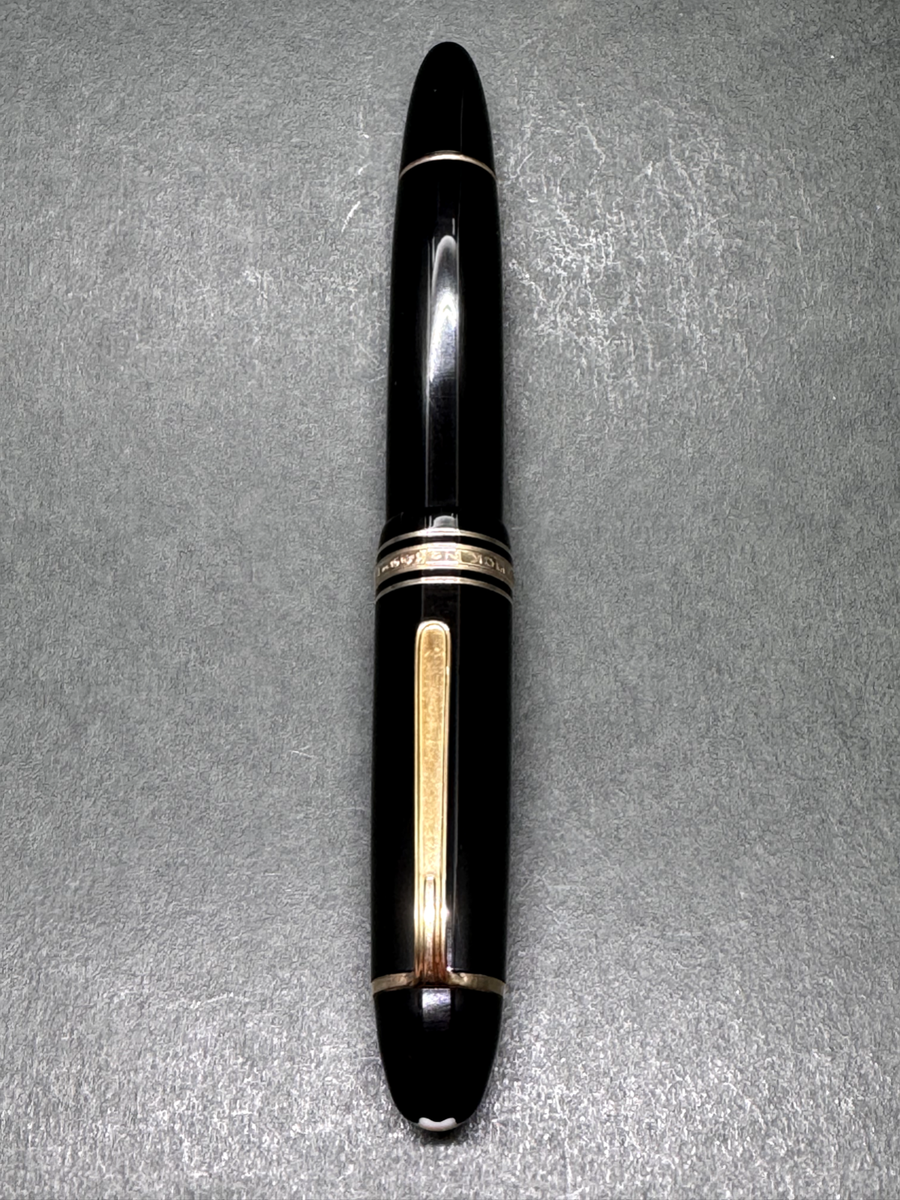 MONTBLANC Meisterstück №.149 万年筆 18C 750 MONTBLANC MEISTERSTUCK 149 Vintage Fountain Pen 18C 750 Ebonite/EF